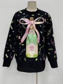 Brianna Cannon - Wholesale Graphic Sweatshirt - Women's - BC Champagne Celebration Sweatshirt