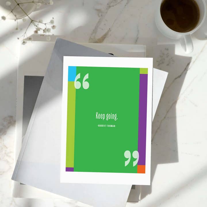 Junebug Ink - Wholesale Encouragement Card - Wise Words: Harriet Tubman1