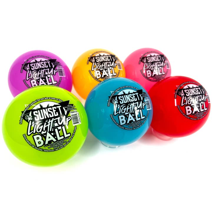Sunset Light Up Glow Balls for wholesale by Kess Co.