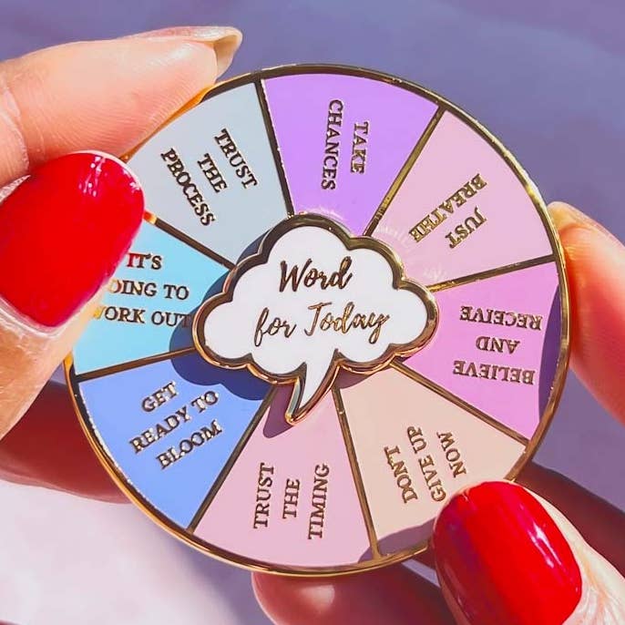 Affirmation Darling - Vendita all'ingrosso Spilla da bavero - Spilla di smalto del giorno0