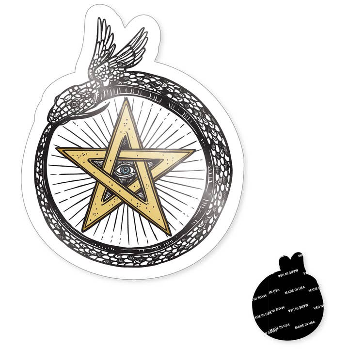 Morris Magnets - Wholesale Magnet - Magnet - Pentacle Ouroboros3