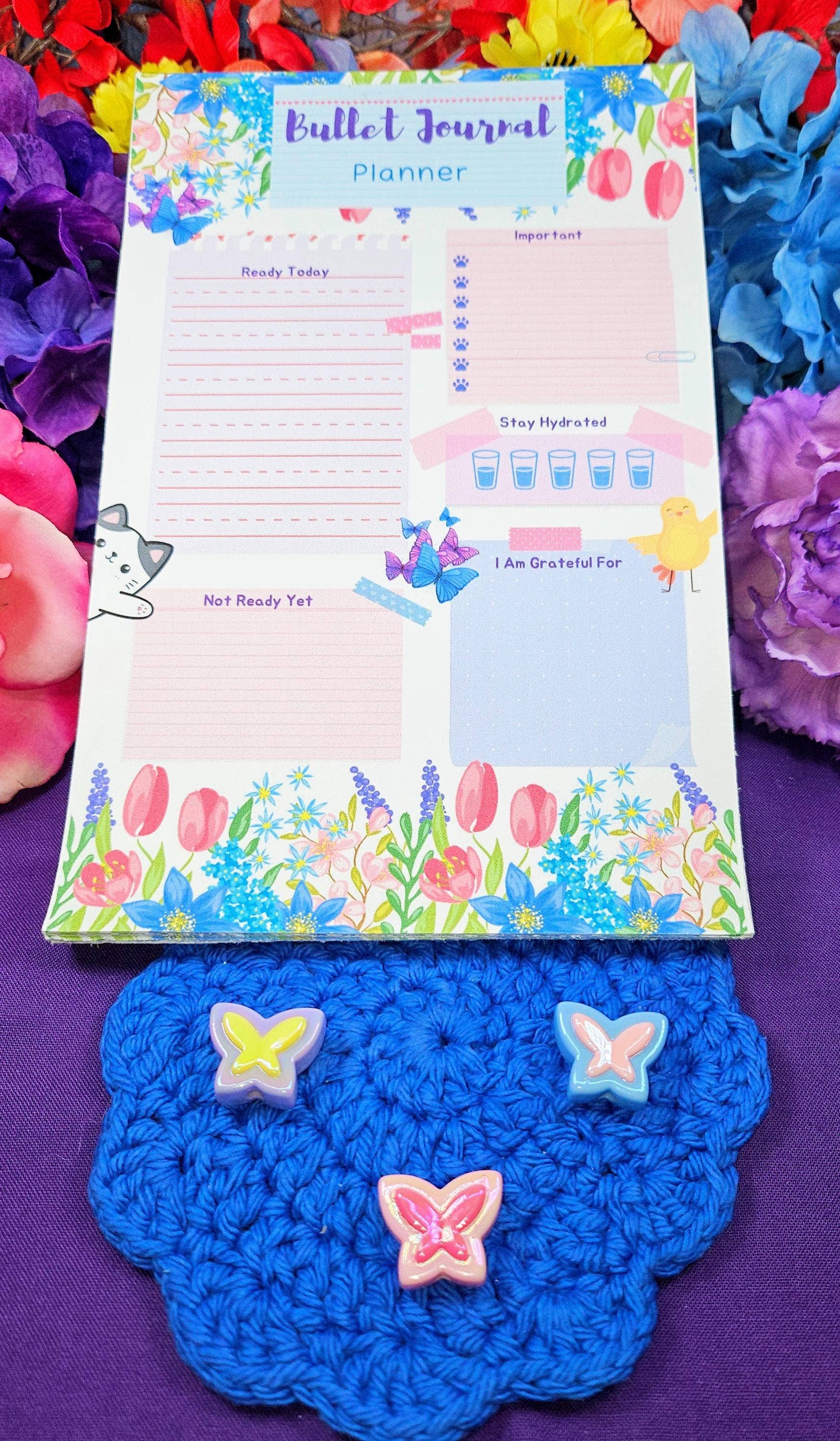 Autumnmist Boutique - Wholesale Planner - Hello Spring Daily Planner Notepad 5.5" x 8.5"2