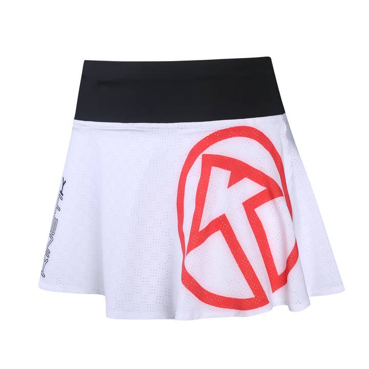 Branco Saia feminina para corrida e corrida em trilha branca para venda a revendedores na Faire2