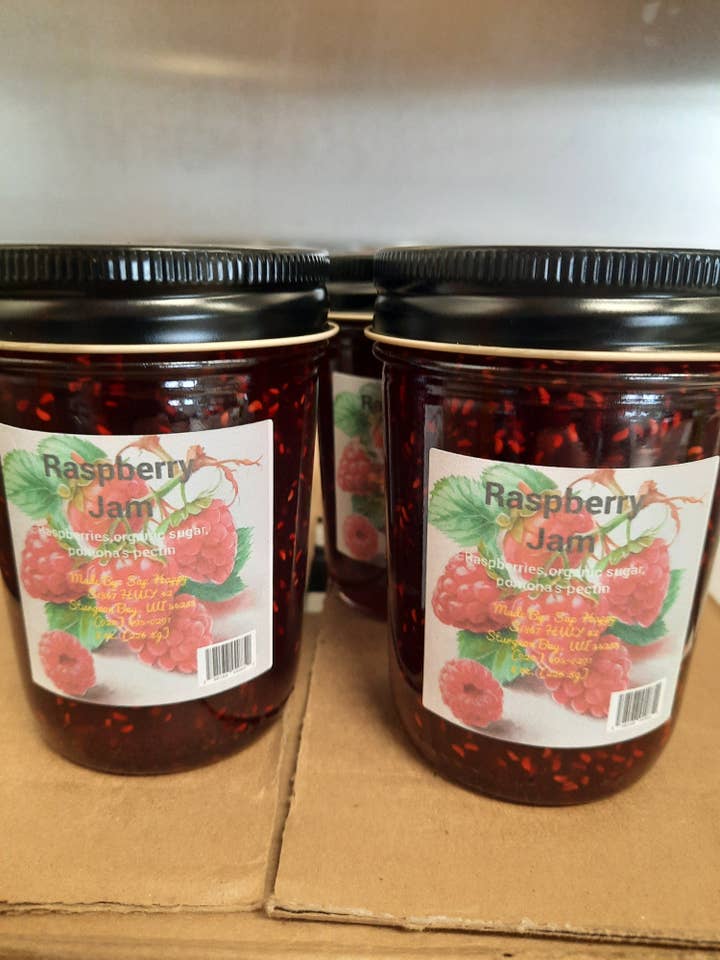 Raspberry Jam for wholesale by Sap Happy Maple Products