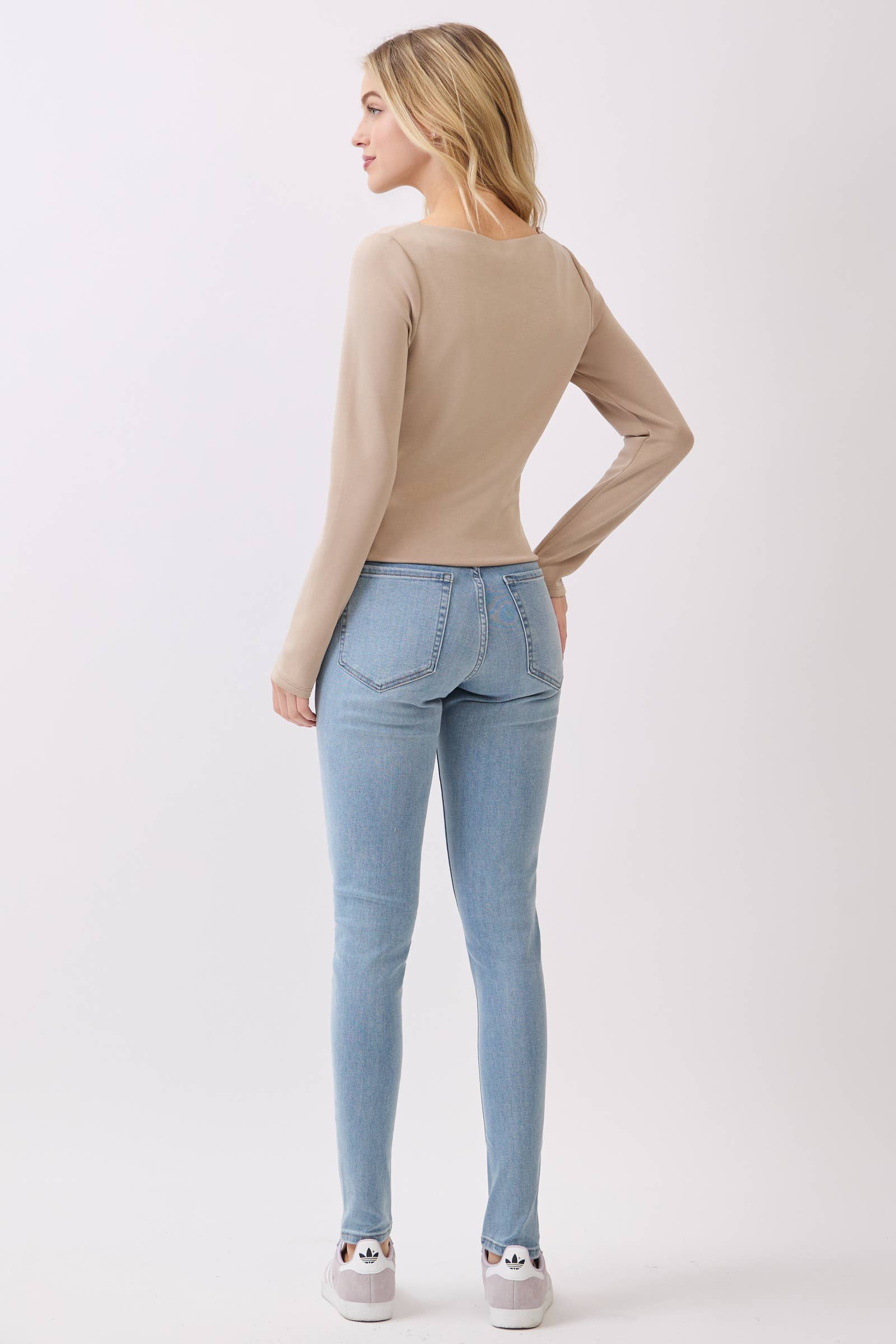 Final Touch - Wholesale Knit Top - Women's - Double Layer Boat Neck Long Sleeve Top - VT3153418