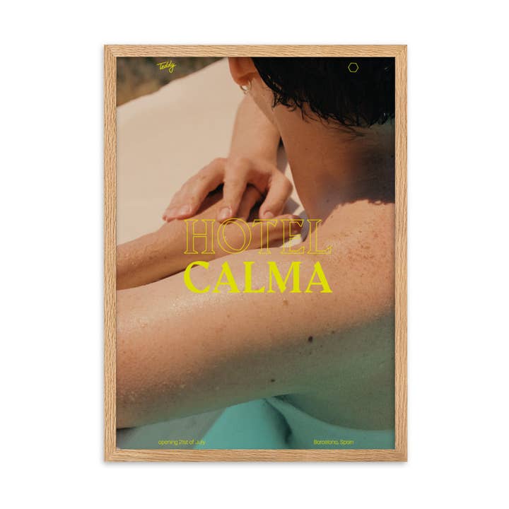 Teddy Cornelisse - HOTEL CALMA - Poster in carta opaca con cornice per la vendita all'ingrosso da parte di Studio Teddy