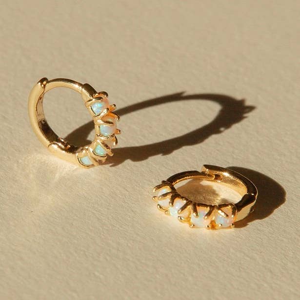 Osaka Opal Hoops for wholesale by Covet