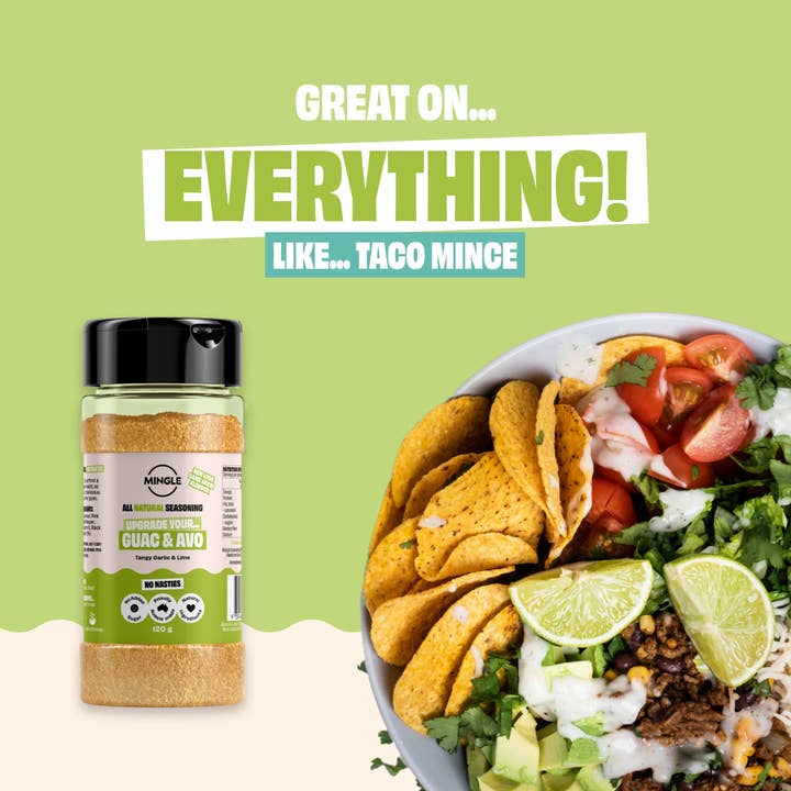 Mingle Seasoning - Wholesale Dried Spice Mix - HOLY MOLY not just for GUACAMOLE SEASONING LARGE BOTTLE