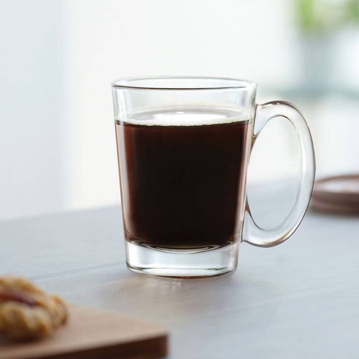 Lemonsoda - Wholesale Coffee Mug - Glass Coffee/Tea Mug - 10.5oz - Set of 6