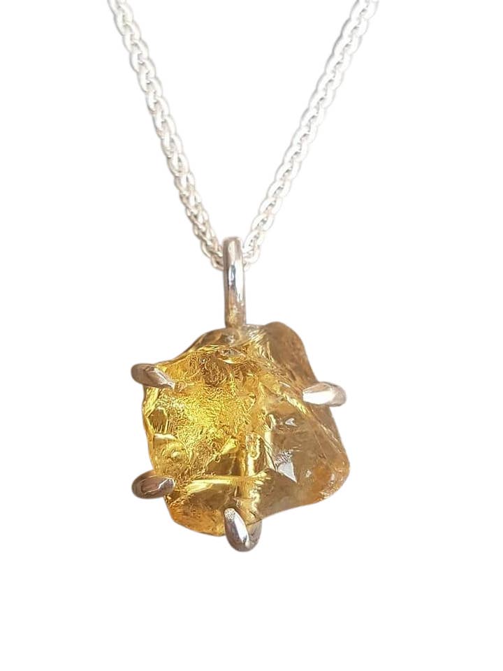 Citrine Talisman Pendant for wholesale by Caroline Stokesberry-Lee Jewellery Design