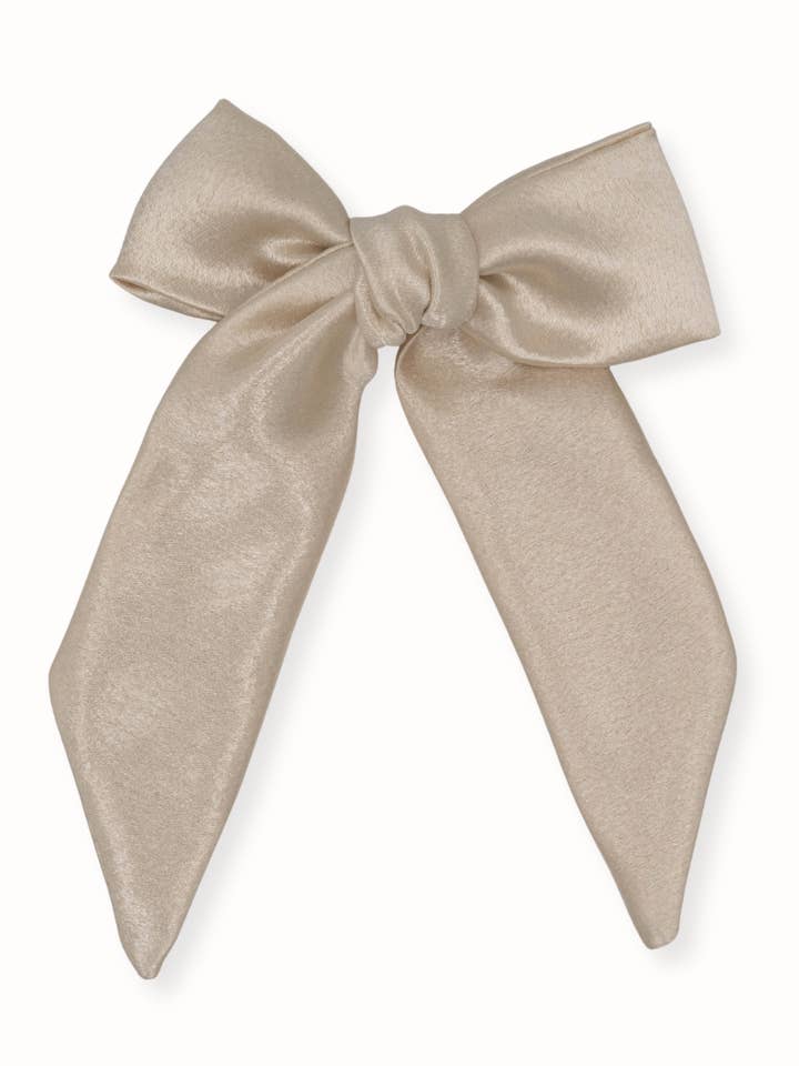 Gold Silk Classic Bow for wholesale by Livy Lou Collection