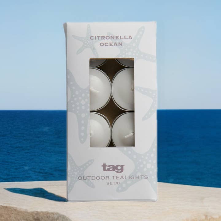 Candele Tealight alla Citronella Ocean - Set di 8 Avorio e ulteriori Risultati per candele citronella all'ingrosso. Resi gratuiti e termini di pagamento a 60 giorni su Faire in tendenza su Faire.