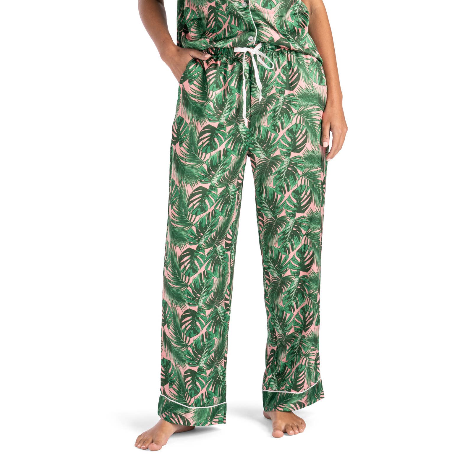 DM Merchandising – calças de pijama - Mulher por atacado – Calças de Pijama de Cetim Hello Mello Beauty Sleep à Unidade14