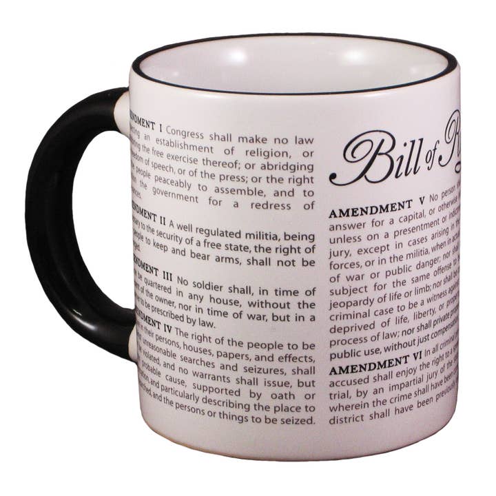 Unemployed Philosophers Guild - Wholesale Coffee Mug - Disappearing Civil Liberties Heat-Changing Mug