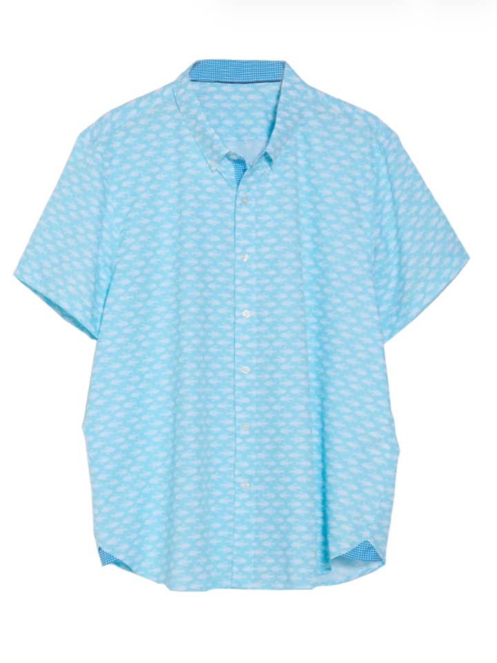 CAMISETA DE MANGA CORTA CON PATRÓN DE RENDIMIENTO ACTIVO PARA HOMBRE -SMS262663 para venta al por mayor de Silver Jeans