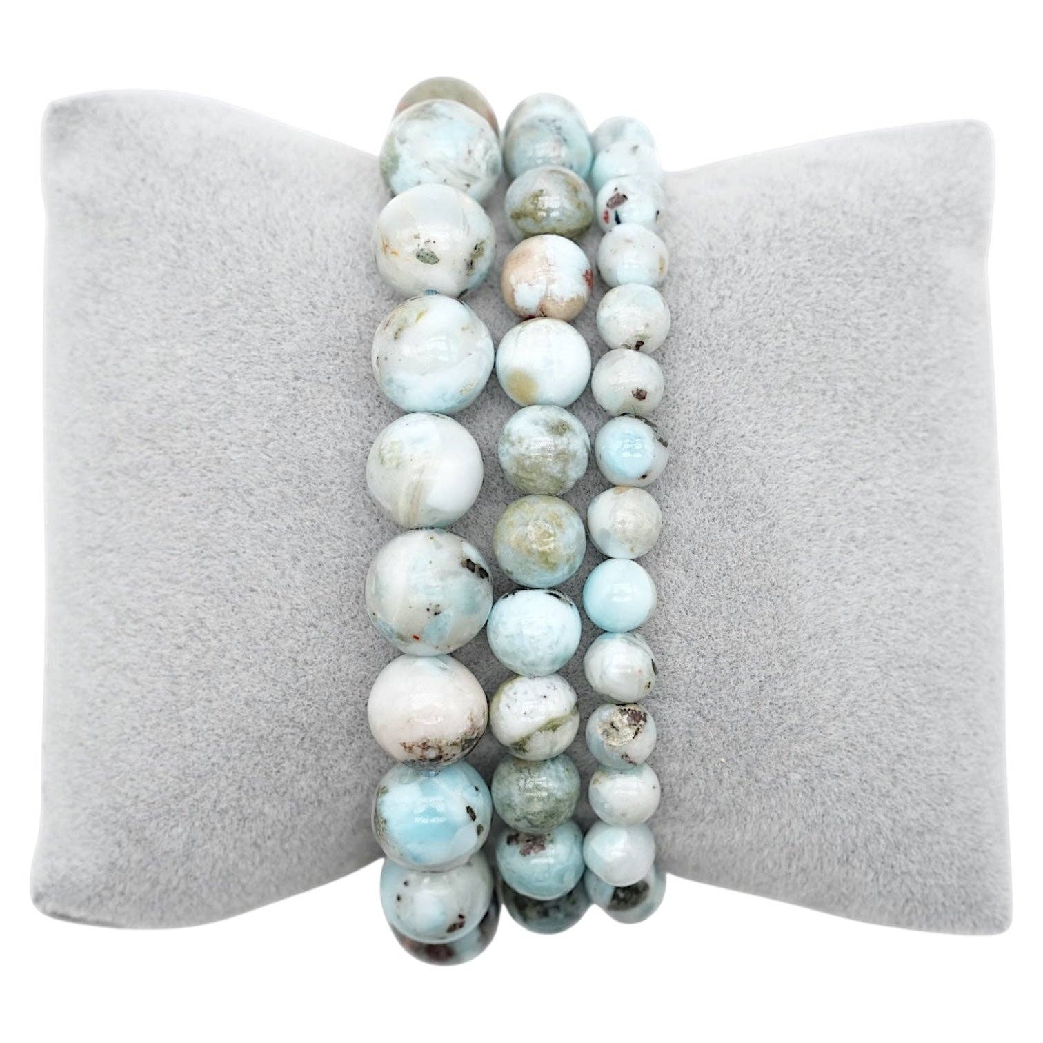 Foliesbijoux - Wholesale Beaded Bracelet - Larimar Bracelet from the Dominican Republic A0