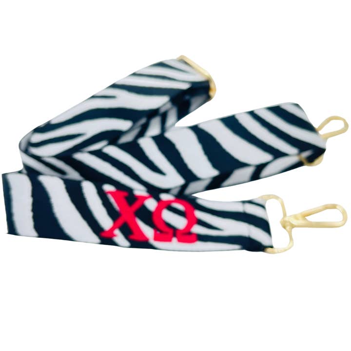 Sarahndipity Shop - Vente Sangle pour sac – femme - Sac à main Sorority (en zèbre)12