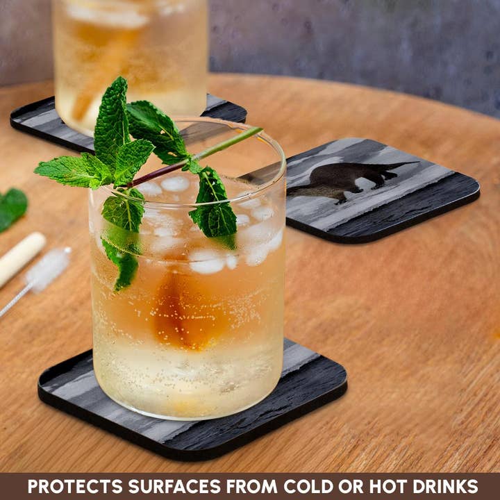 3dRose - Wholesale Coasters - 3dRose, River otter on ice, Coaster9