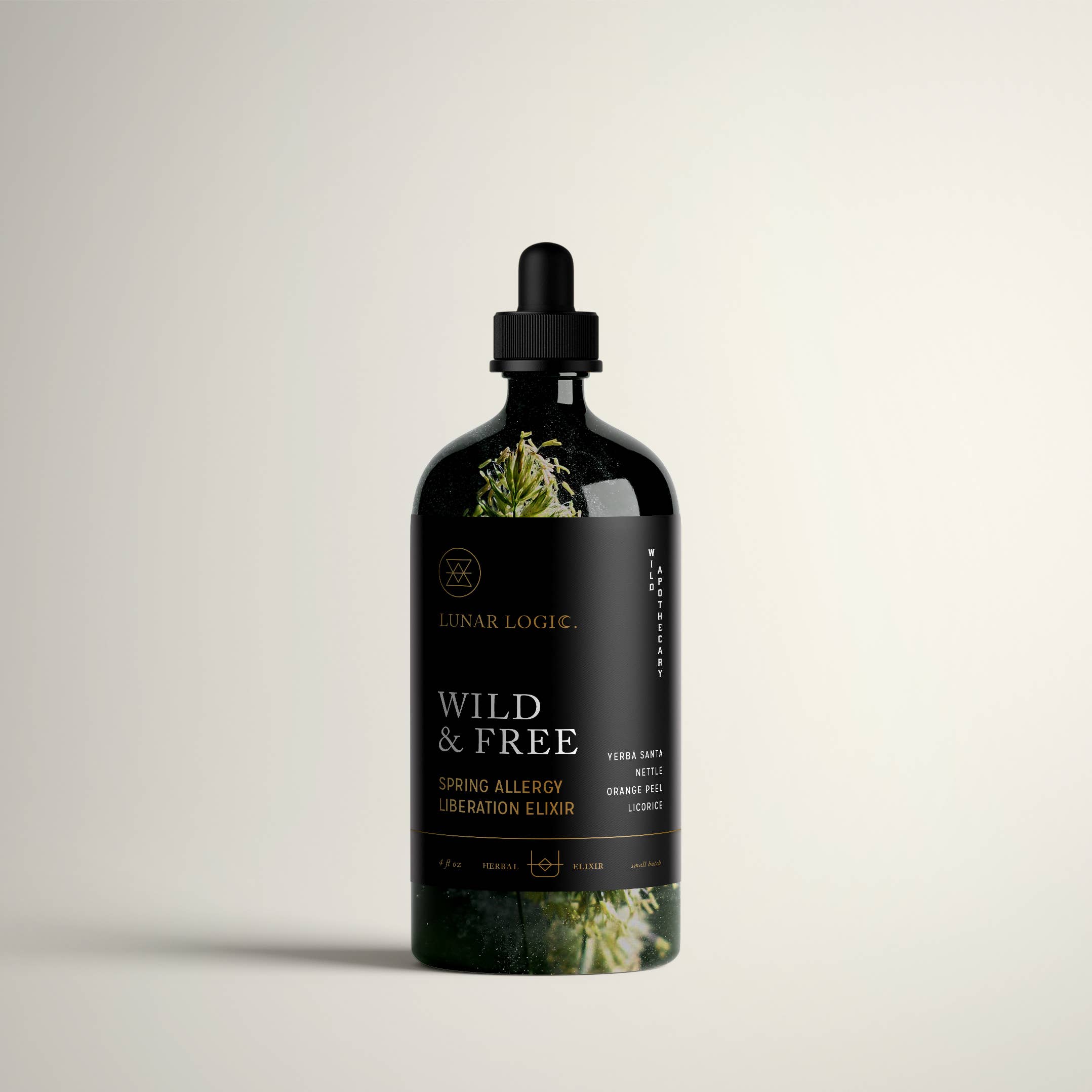 Lunar Logic Wild Apothecary - Wholesale Elixir - WILD & FREE / Seasonal Allergy Liberation Elixir