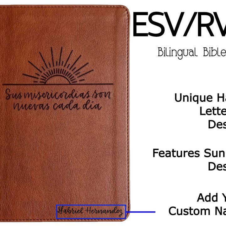 Joy Creative Bibles - Wholesale Religion - ESV/RVR (English/Spanish) Bible - Nue1