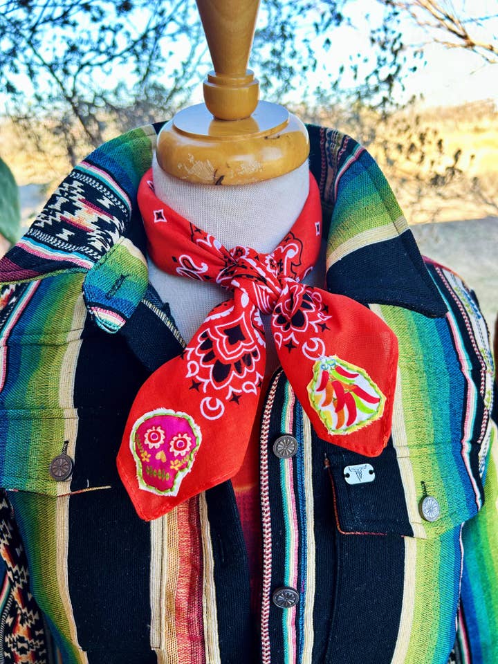 Bandana de caveira de açúcar por atacado de Pradera - Purveyors of the West