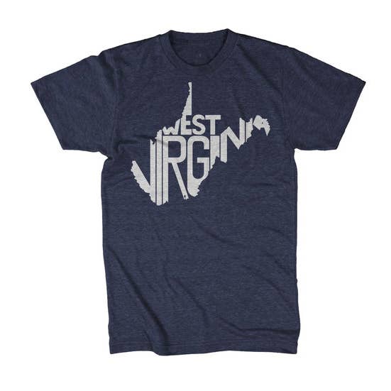 The Stately Shirt Co. - Vente T-shirt sérigraphié – unisexe - Chemise majestueuse Virginie-Occidentale1