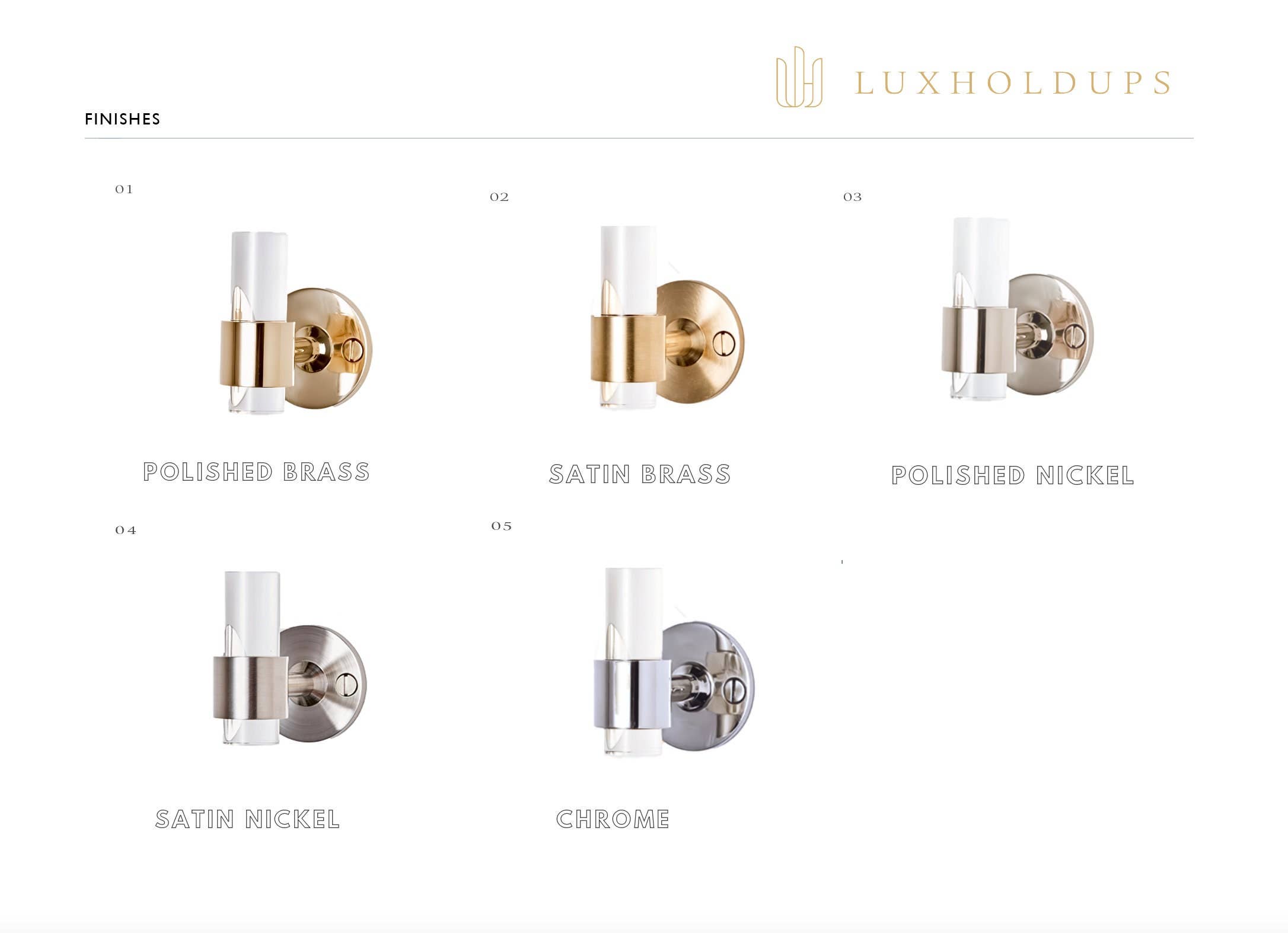 LuxHoldups - Wholesale Towel Holder/Hanger - Lucite and Brass Hardware Towel Bar by Luxholdups6