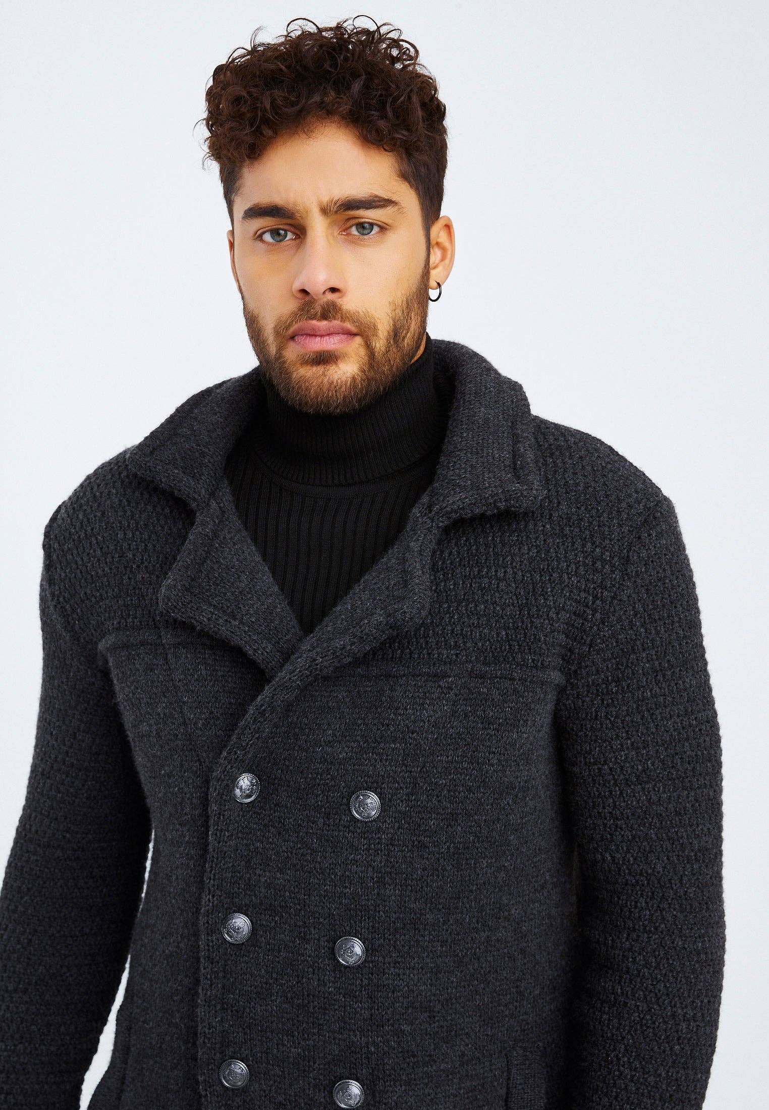 Leif Nelson GmbH - Wholesale Jacket - Men's - Men's Cardigan Shawl Collar LN-60004