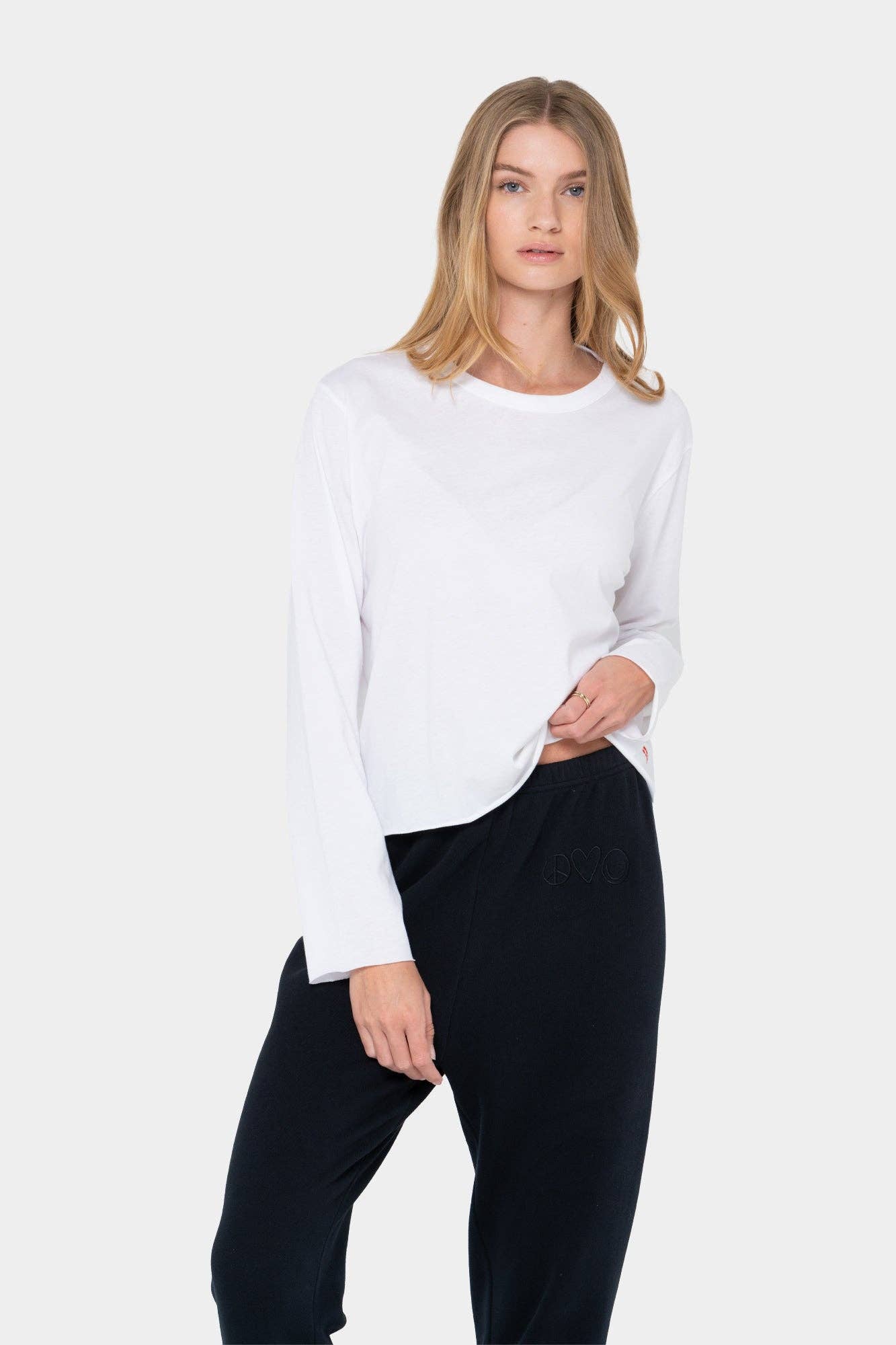 Peace Love World - Wholesale T-Shirt - Women's - Core Long Sleeve Tee1