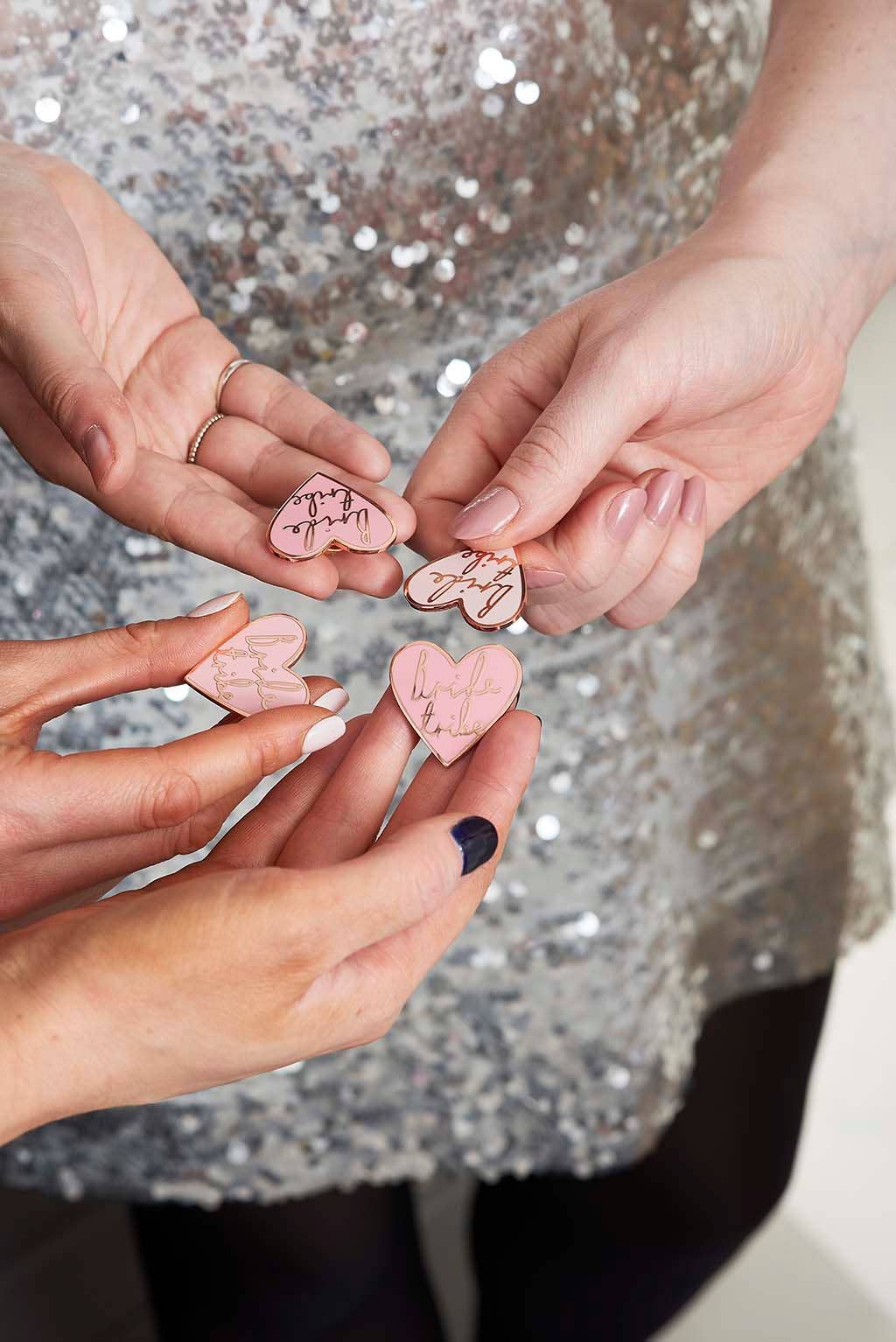 Talking Tables UK – wholesale Party gift – "Bride Tribe" Enamel Pin Badges | Hen Party |4