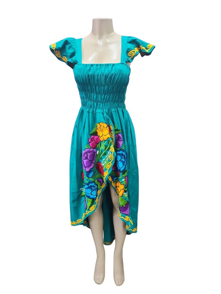 Gisela Floral Embroidered Dress for wholesale by Cielito Lindo