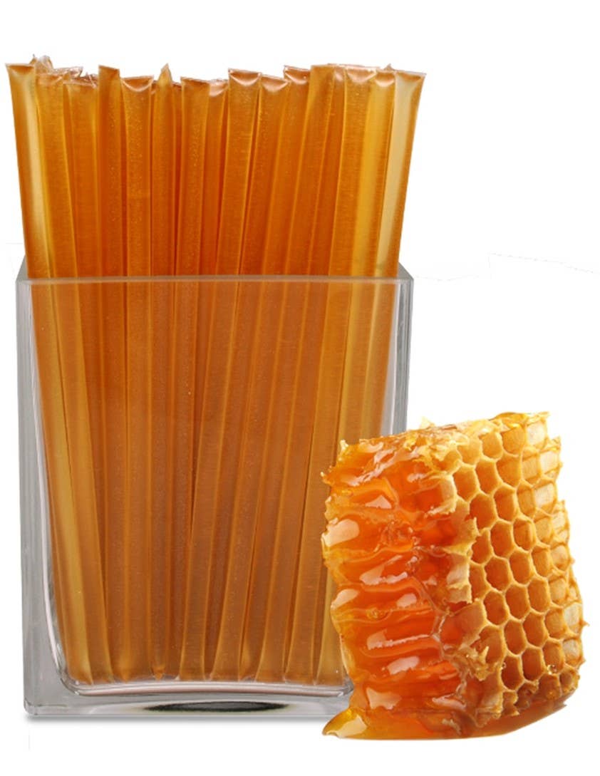 Candy Barn Express - Wholesale Honey - Bee Krazy Honey Sticks - Pure Honey 50 Ct. Refill