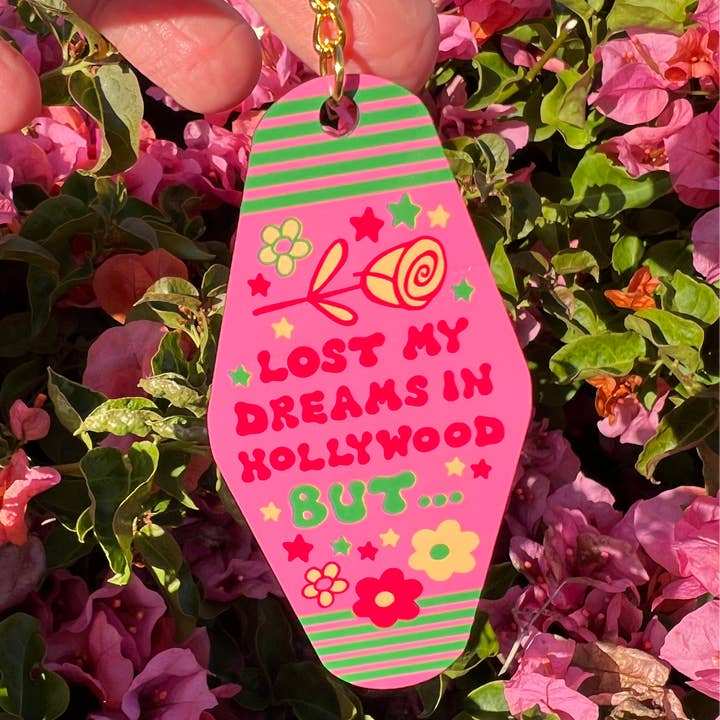 LOLALA - Your California Happiness Market 💛 - Wholesale Keychain - Women's - Lost My Dreams In Hollywood Keychain