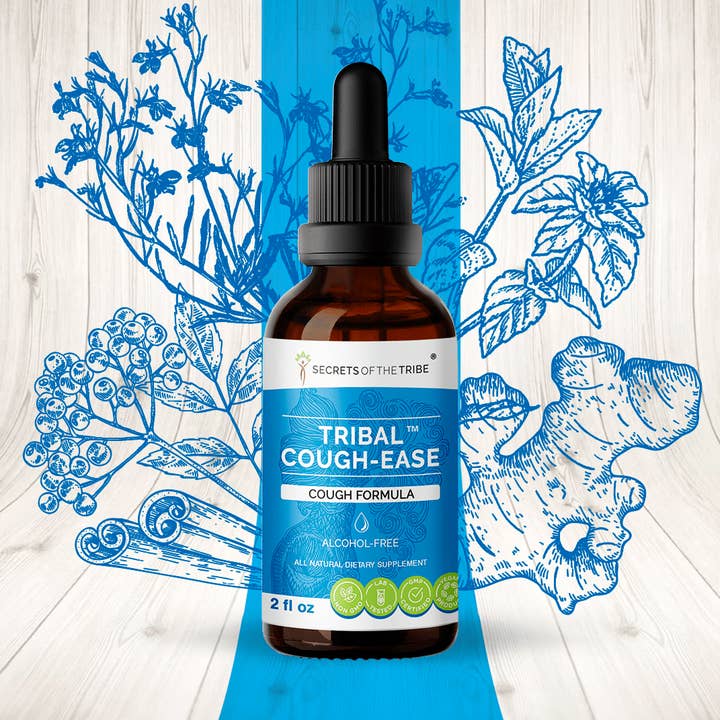 Tribal Tough-ease. Formule contre la toux pour la vente par Secrets Of The Tribe