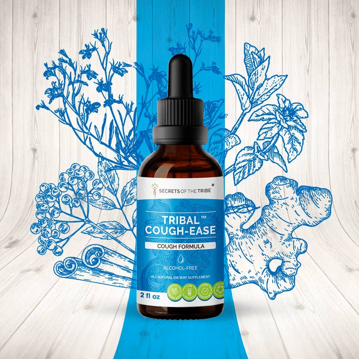Tribal Cough-ease. Cough Formula for wholesale by Secrets Of The Tribe