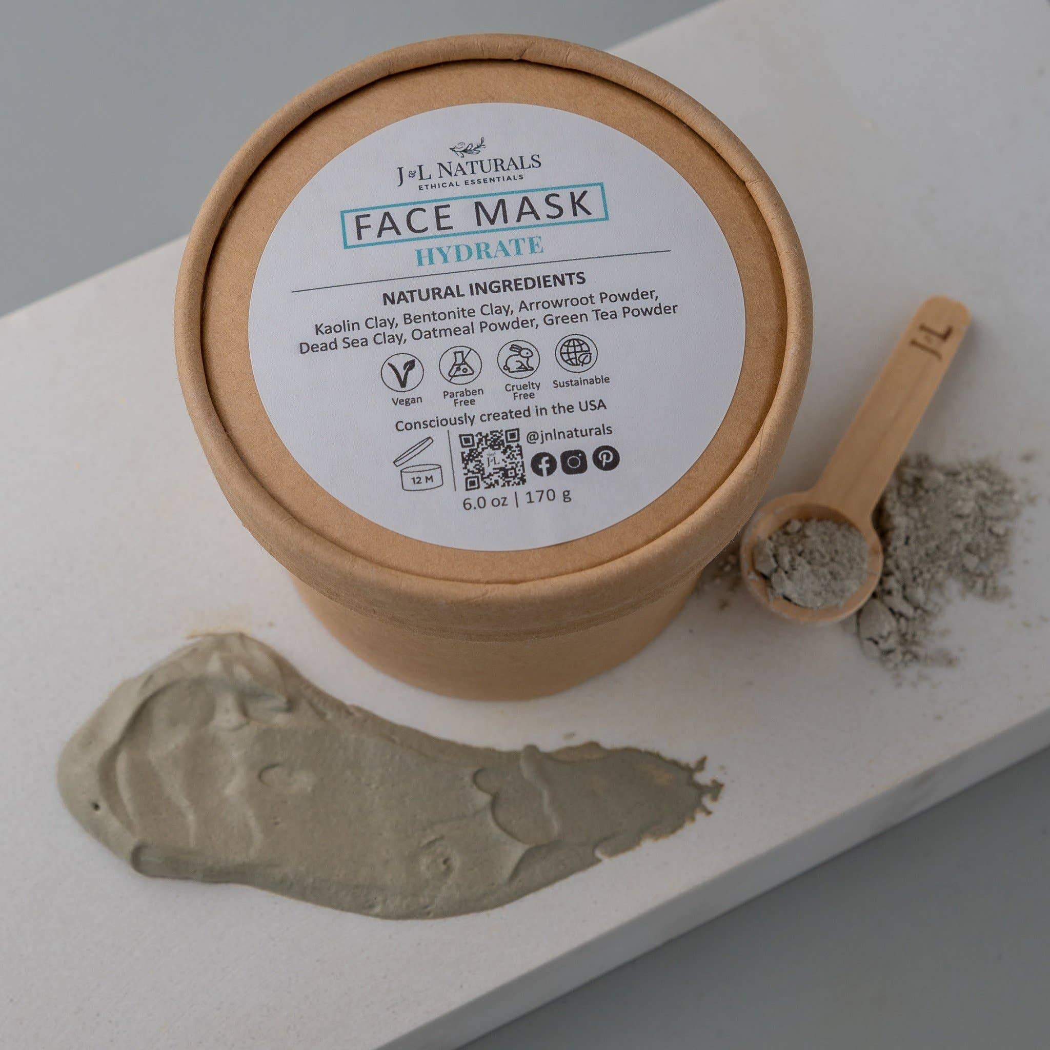 J&L Naturals - Wholesale Skincare Face Mask - Nourishing Skincare Face Mask12