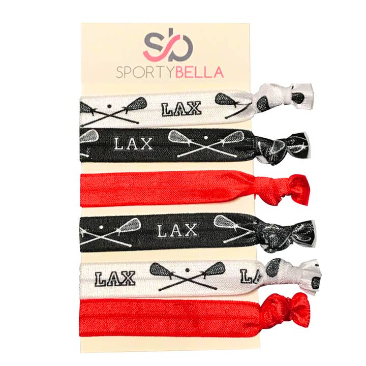 Lacrosse Hair Ties- Pick Color for wholesale by Sportybella