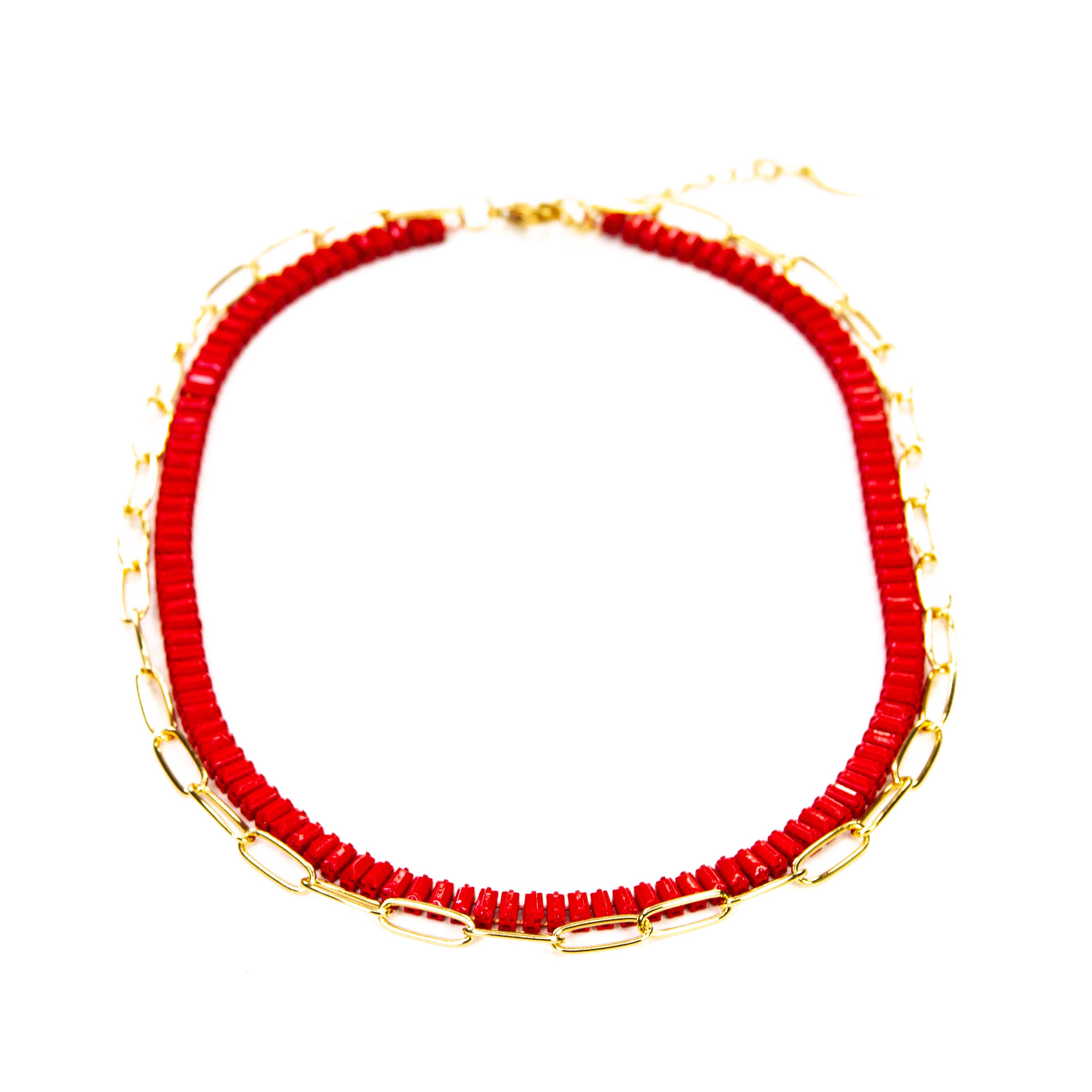 Savvy Bling - Venta al por mayor Juegos de joyas - Pulseras y collares rojos para el Día del Juego32