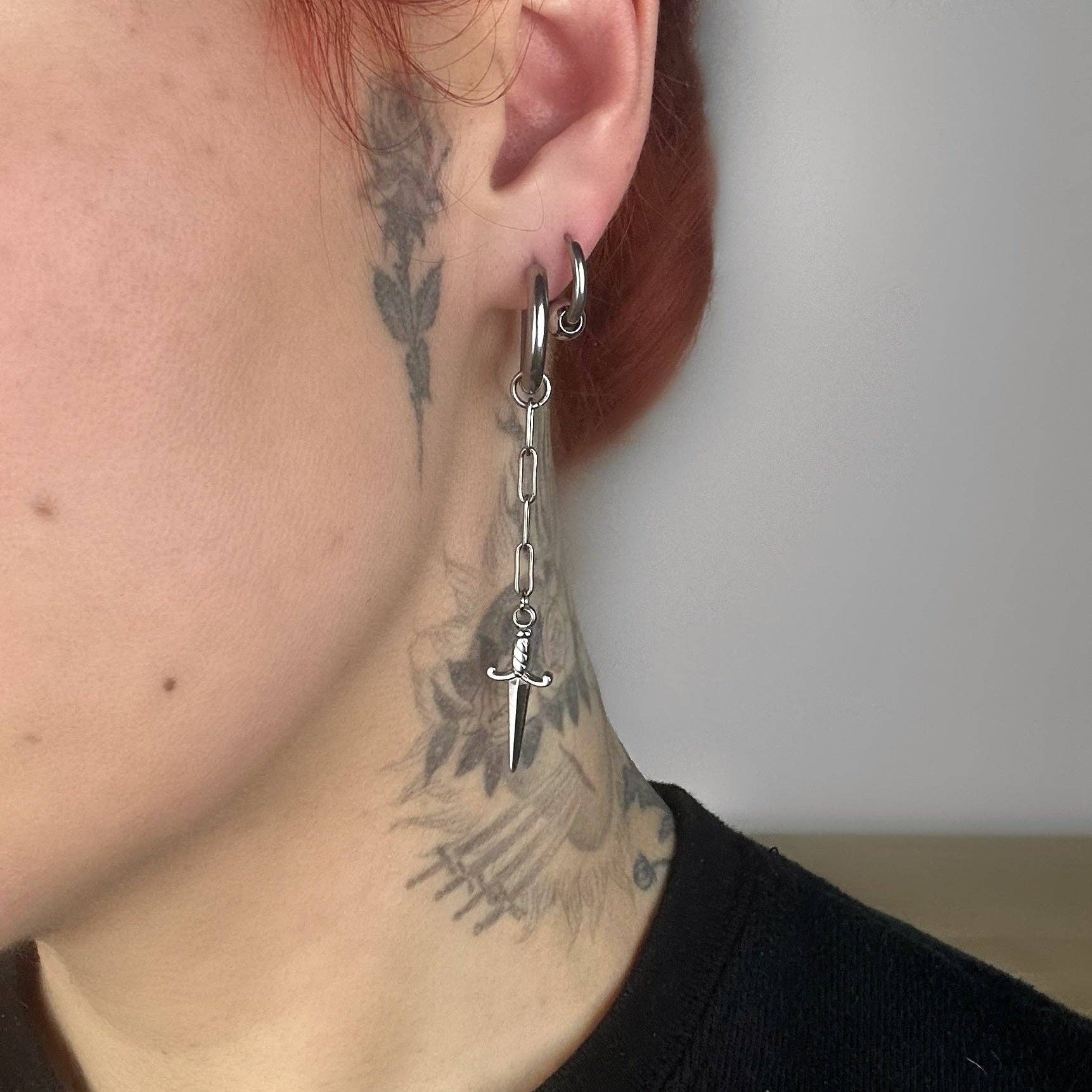 While Odin Sleeps - Wholesale Hangende/ronde oorbellen - Bouw je eigen hoepels (staal)8