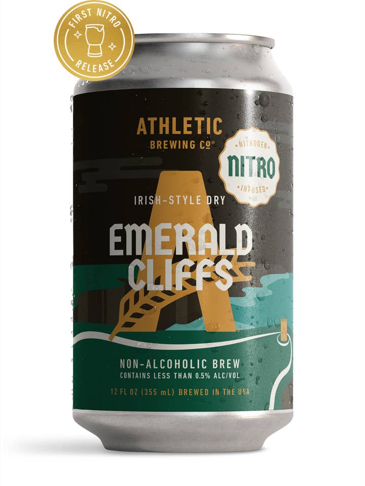 Nitro Emerald Cliffs (Non-Alcoholic) 24-Can Case of 4x6-Packs for wholesale by Athletic Brewing Company
