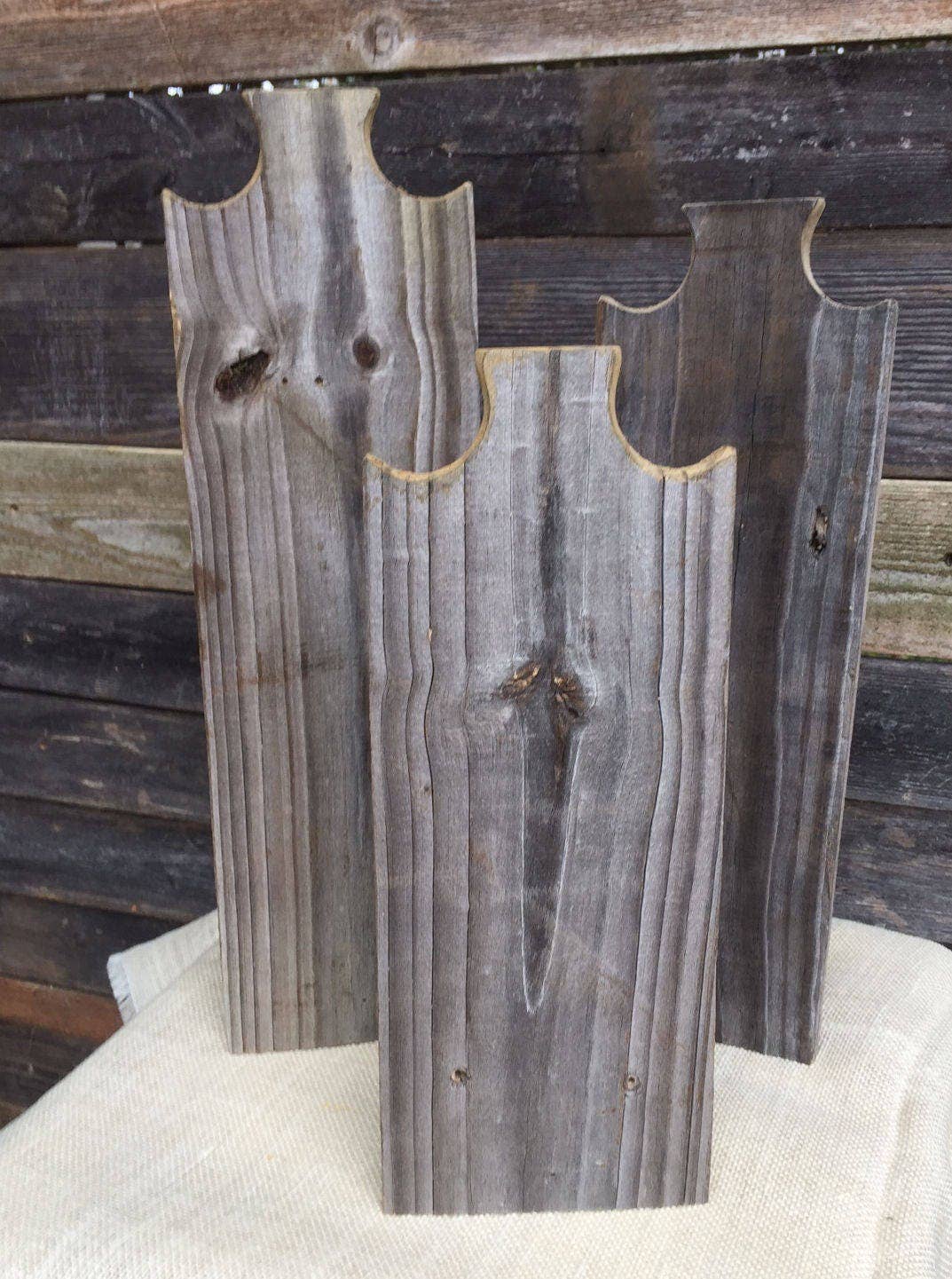 Gifted Shop Works, LLC - Wholesale Jewelry Stand & Display - Weathered Wood Necklace Display Stand And Holder1