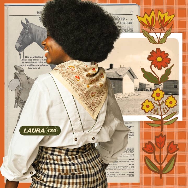 Handker Bandanas - Wholesale Bandana - Unisex - No. 130 Laura Bandana