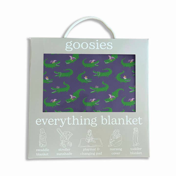 Gator Krewe (Mardi Gras) - Everything Blanket (Disc) for wholesale by Goosies