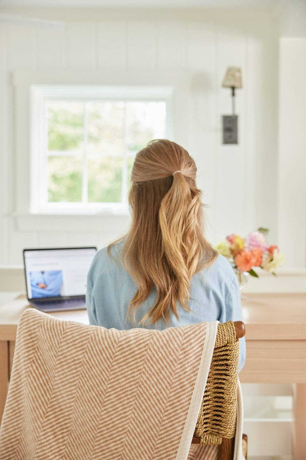 ChappyWrap - Wholesale Throw Blanket - Harborview Herringbone Tan Blanket4