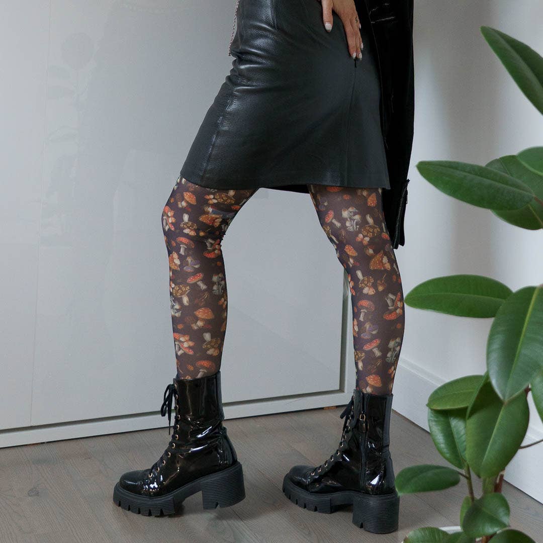 Uye Surana - Wholesale Stockings - Women's - Mystical Mushrooms Stay Up Stockings1