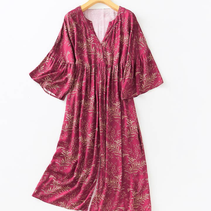 Elegant Floral Satin Sleep Dress - Luxurious Lounge Gift
for wholesale by DrifWoo