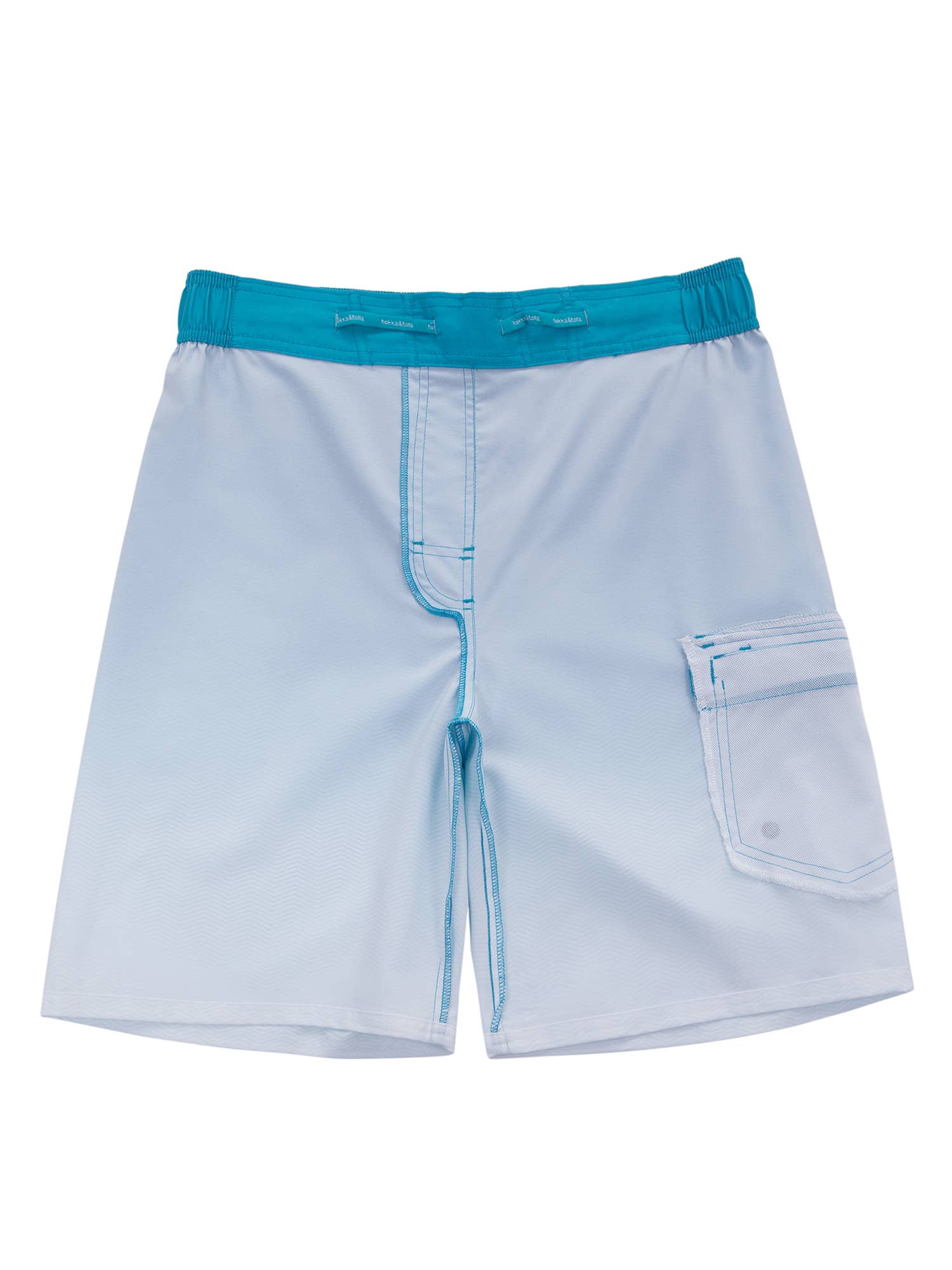 Rokka & Rolla - Wholesale Swim Shorts - Men's - Men's 9" Half Elastic Waist Board Swim Shorts Swimwear35