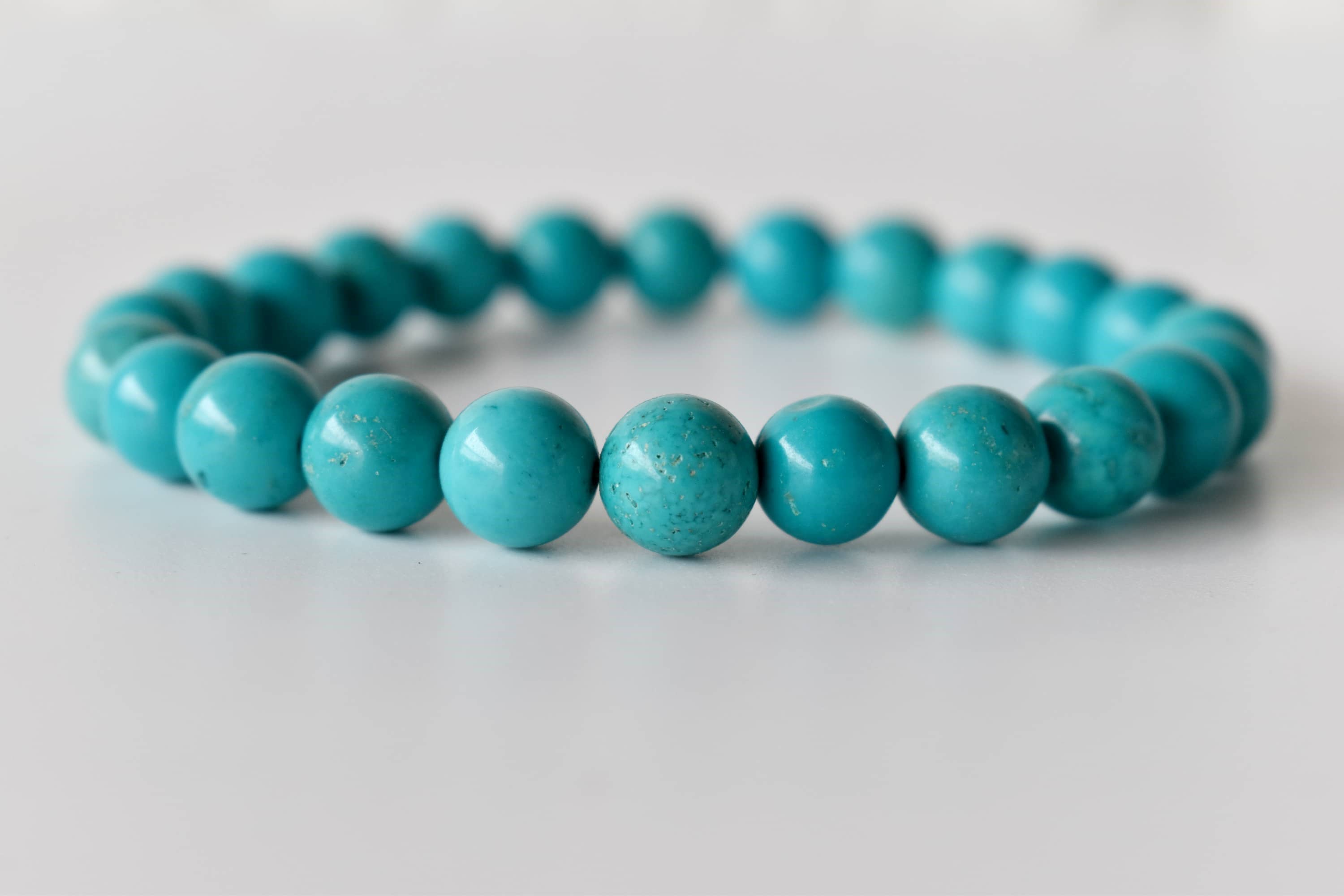 Soothing Crystals - Wholesale Beaded Bracelet - Healing Bracelet | Turquoise Howlite | Gemstone Bracelet1