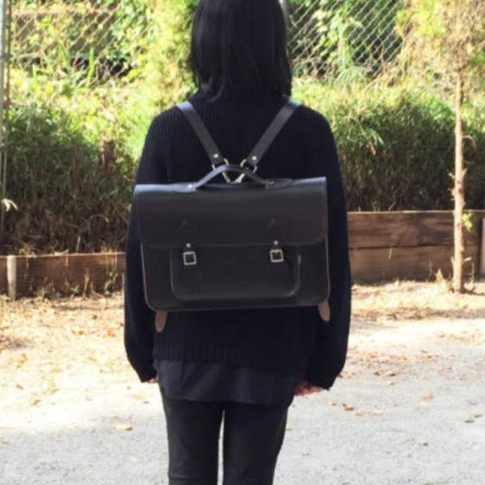 Zatchels - Wholesale Satchel - Women's - Leather Satchel Backpack - Marsala Red - 3 Sizes
