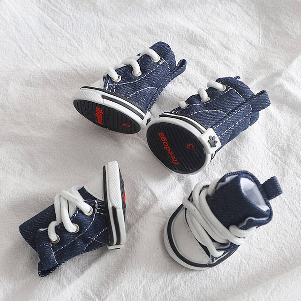 BLUE All-Season Canvas Dog Shoes – Casual & Durable_CWMM7256 for wholesale on Faire7